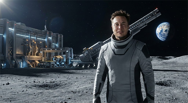 Elon Musk in Gizli xAI Planı Ay’da Dev Uydu Fabrikası ve Mass Driver Dönemi