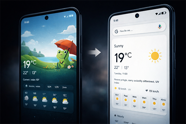 Google Hava Durumu uygulaması kaldırılıyor: Android’de yeni dönem
