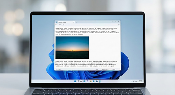 Microsoft Notepad Görsel Desteği ile Yeni Bir Döneme Hazırlanıyor