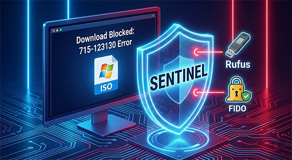 Microsoft'tan Windows ISO İndirmelerine "Sentinel" Engeli: Rufus ve Fido Kullanıcıları Çaresiz
