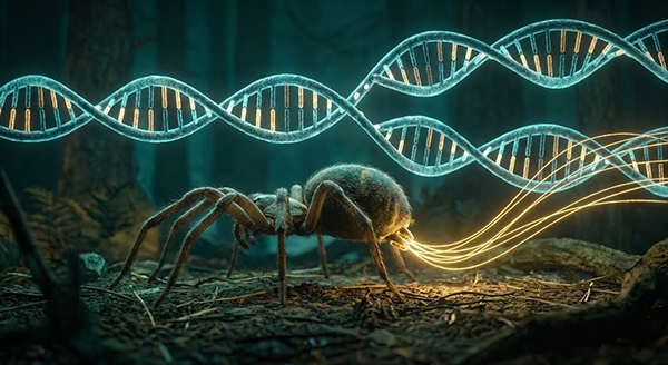 Örümcek İpeği ve Evrim 400 Milyon Yıllık Genetik Kaza İpek Fabrikalarını Var Etti