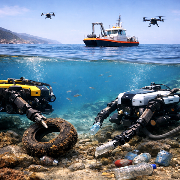 AB’nin Deniz Temizliği İçin Geliştirdiği SeaClear2.0: Yapay Zekâlı Robotlar Deniz Tabanındaki Çöpleri Topluyor