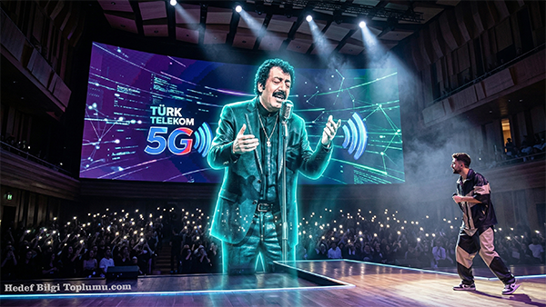 Türk Telekom 5G ile Müslüm Gürses Hologramını Sahnede Hayata Döndürdü