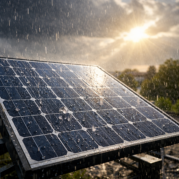 Yağmurdan Elektrik Üreten Hibrit Güneş Paneli Geliştirildi