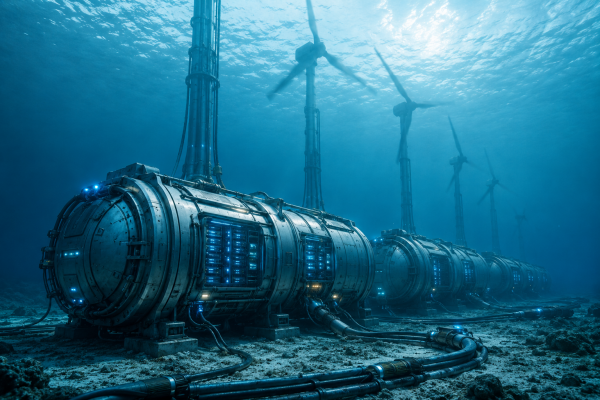 Çin, Dünyanın İlk Açık Deniz Rüzgar Enerjili Su Altı Veri Merkezi Projesini Devreye Aldı