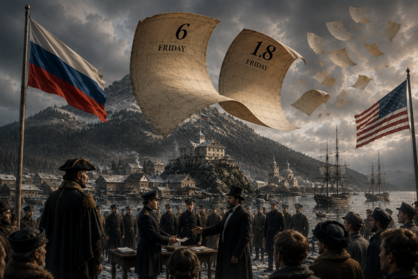 1867'de Alaska'da Bir Gecede 12 Gün Kayboldu 1867'de Alaska'da Bir Gecede 12 Gün Kayboldu