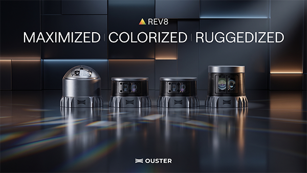 Ouster Rev8 OS LiDAR sensör Ouster Rev8 OS LiDAR sensör
